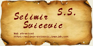 Selimir Svičević vizit kartica